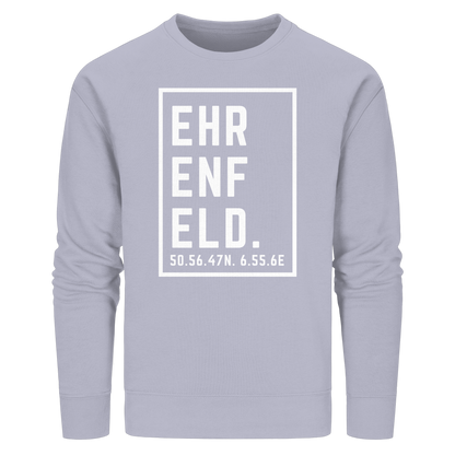 Ehrenfeld Koordinaten (großer Druck auf der Brust) - Organic Basic Unisex Sweatshirt