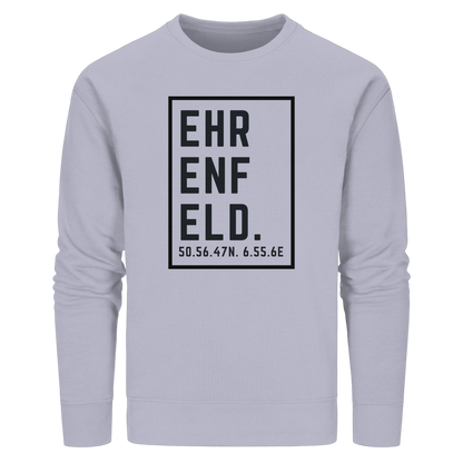 Ehrenfeld Koordinaten (großer Druck auf der Brust) - Organic Basic Unisex Sweatshirt