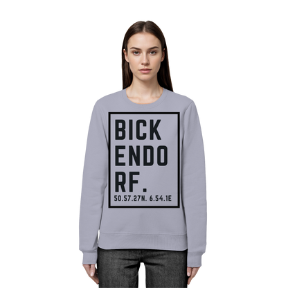 Bickendorf Koordinaten (großer Druck auf der Brust) - Organic Basic Unisex Sweatshirt