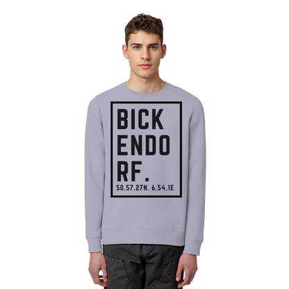 Bickendorf Koordinaten (großer Druck auf der Brust) - Organic Basic Unisex Sweatshirt