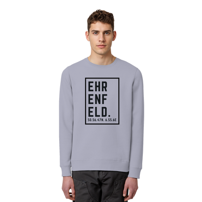 Ehrenfeld Koordinaten (großer Druck auf der Brust) - Organic Basic Unisex Sweatshirt