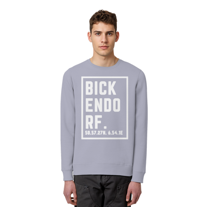 Bickendorf Koordinaten (großer Druck auf der Brust) - Organic Basic Unisex Sweatshirt