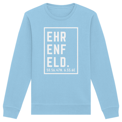 Ehrenfeld Koordinaten (großer Druck auf der Brust) - Organic Basic Unisex Sweatshirt