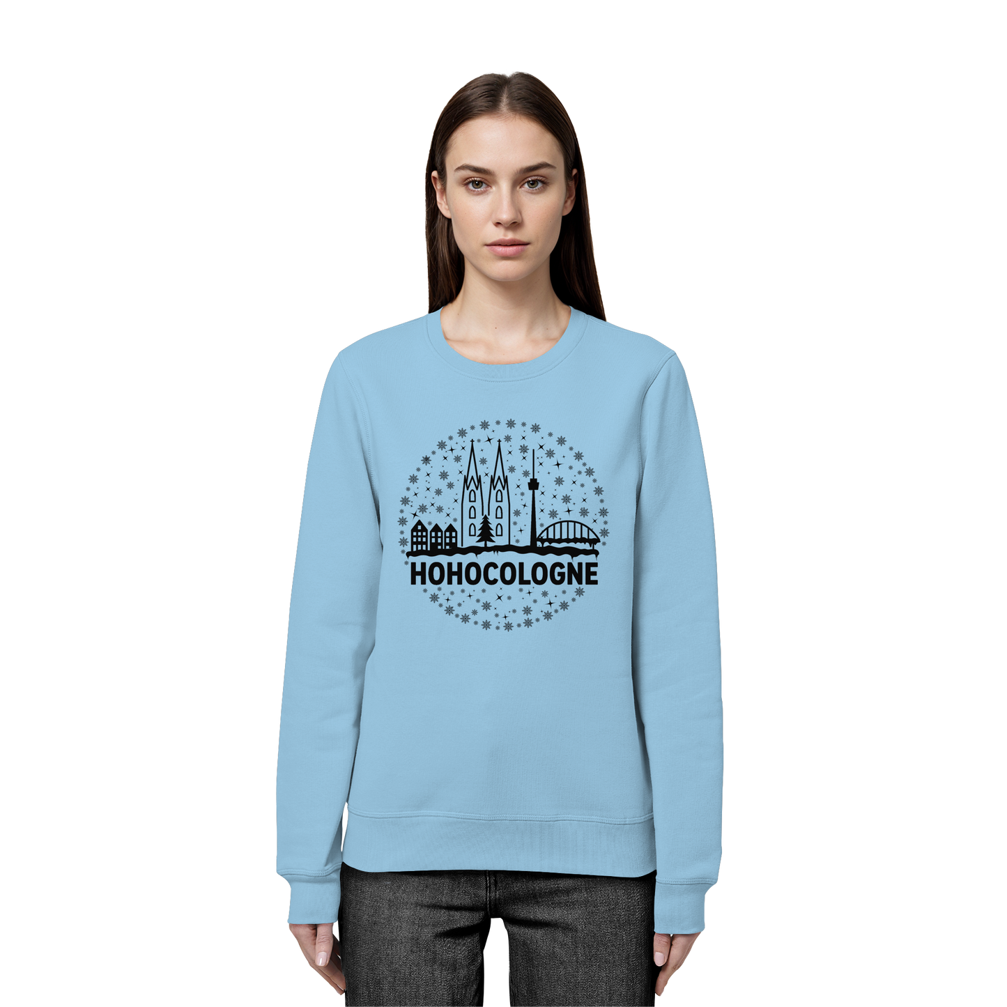 HOHOCologne Druck - Organic Basic Unisex Sweatshirt