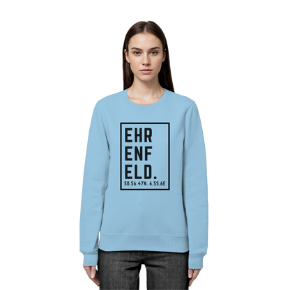 Ehrenfeld Koordinaten (großer Druck auf der Brust) - Organic Basic Unisex Sweatshirt