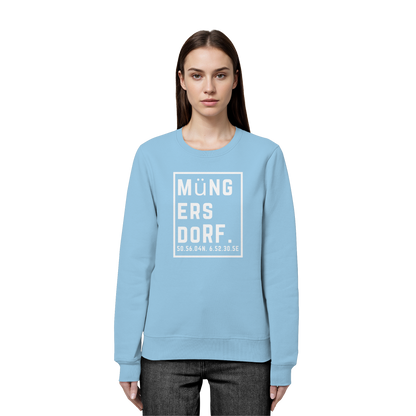 Müngersdorf Koordinaten (großer Druck auf der Brust) - Organic Basic Unisex Sweatshirt