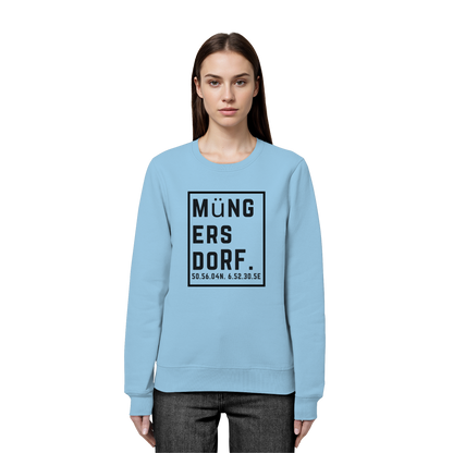 Müngersdorf Koordinaten (großer Druck auf der Brust) - Organic Basic Unisex Sweatshirt