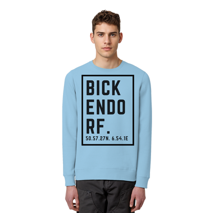 Bickendorf Koordinaten (großer Druck auf der Brust) - Organic Basic Unisex Sweatshirt