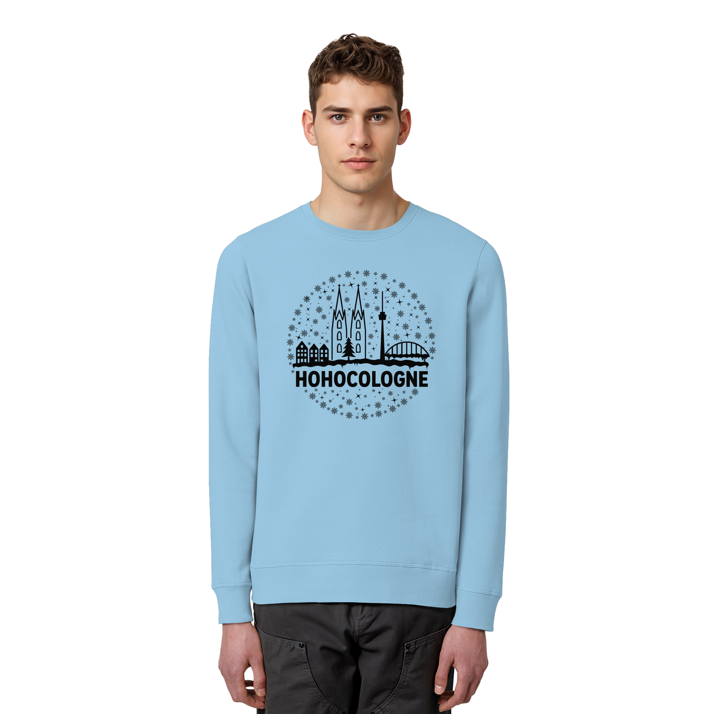 HOHOCologne Druck - Organic Basic Unisex Sweatshirt