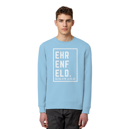 Ehrenfeld Koordinaten (großer Druck auf der Brust) - Organic Basic Unisex Sweatshirt