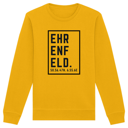 Ehrenfeld Koordinaten (großer Druck auf der Brust) - Organic Basic Unisex Sweatshirt
