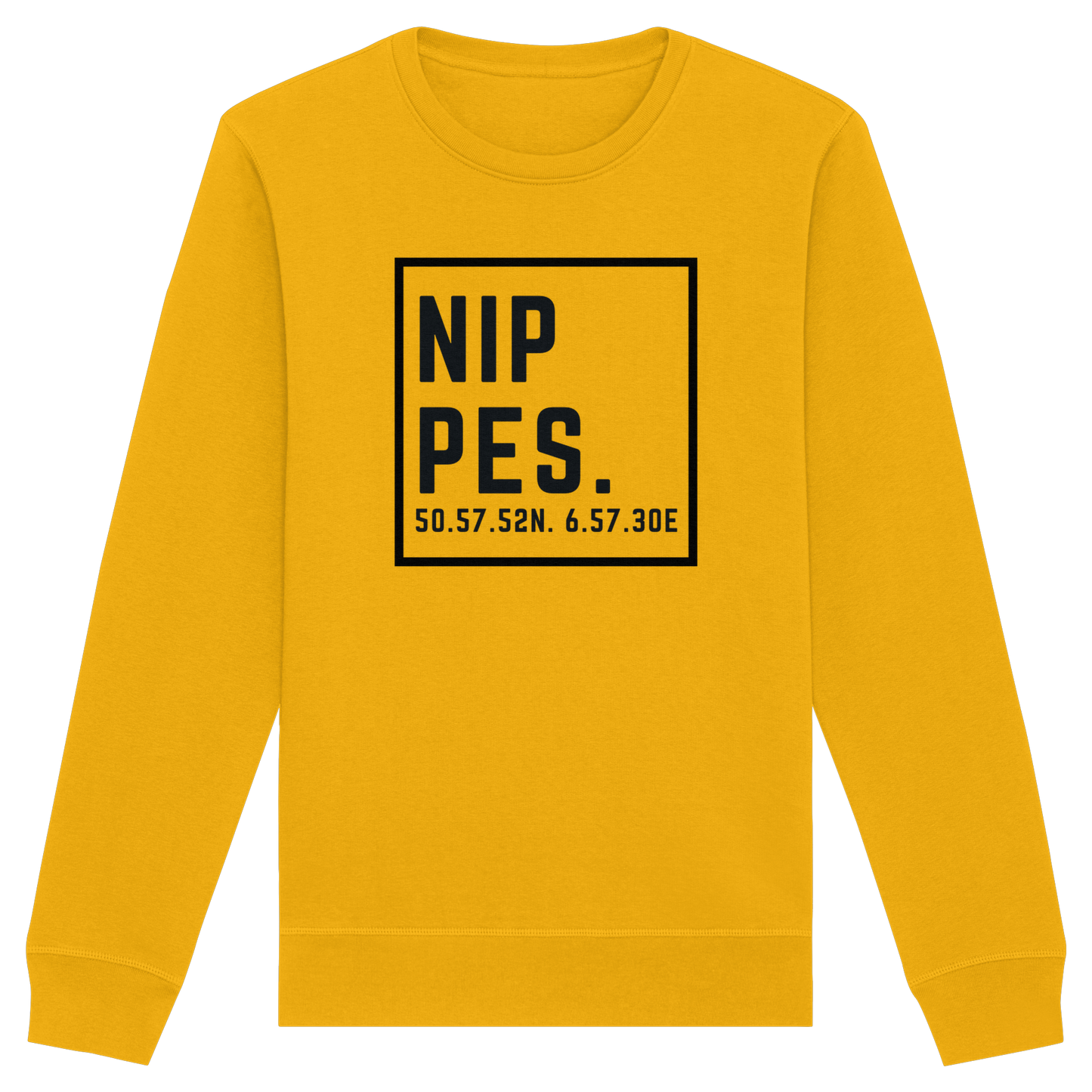 Nippes Koordinaten (großer Druck auf der Brust) - Organic Basic Unisex Sweatshirt