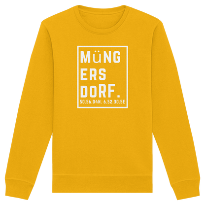 Müngersdorf Koordinaten (großer Druck auf der Brust) - Organic Basic Unisex Sweatshirt