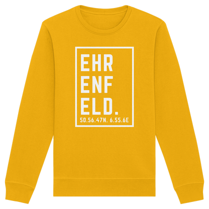Ehrenfeld Koordinaten (großer Druck auf der Brust) - Organic Basic Unisex Sweatshirt