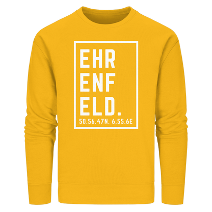 Ehrenfeld Koordinaten (großer Druck auf der Brust) - Organic Basic Unisex Sweatshirt