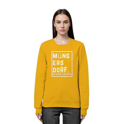 Müngersdorf Koordinaten (großer Druck auf der Brust) - Organic Basic Unisex Sweatshirt