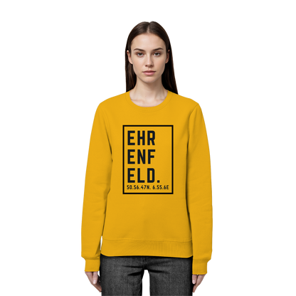 Ehrenfeld Koordinaten (großer Druck auf der Brust) - Organic Basic Unisex Sweatshirt
