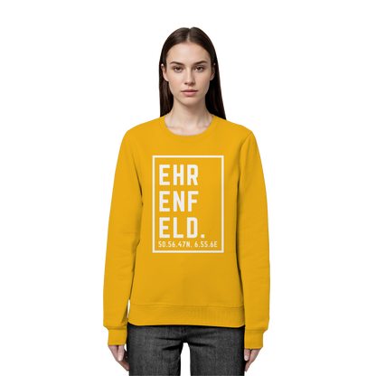 Ehrenfeld Koordinaten (großer Druck auf der Brust) - Organic Basic Unisex Sweatshirt