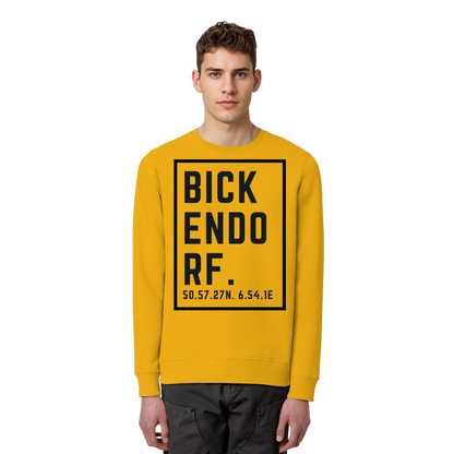 Bickendorf Koordinaten (großer Druck auf der Brust) - Organic Basic Unisex Sweatshirt
