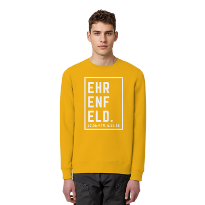 Ehrenfeld Koordinaten (großer Druck auf der Brust) - Organic Basic Unisex Sweatshirt