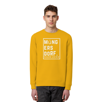 Müngersdorf Koordinaten (großer Druck auf der Brust) - Organic Basic Unisex Sweatshirt