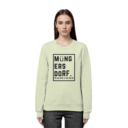 Müngersdorf Koordinaten (großer Druck auf der Brust) - Organic Basic Unisex Sweatshirt