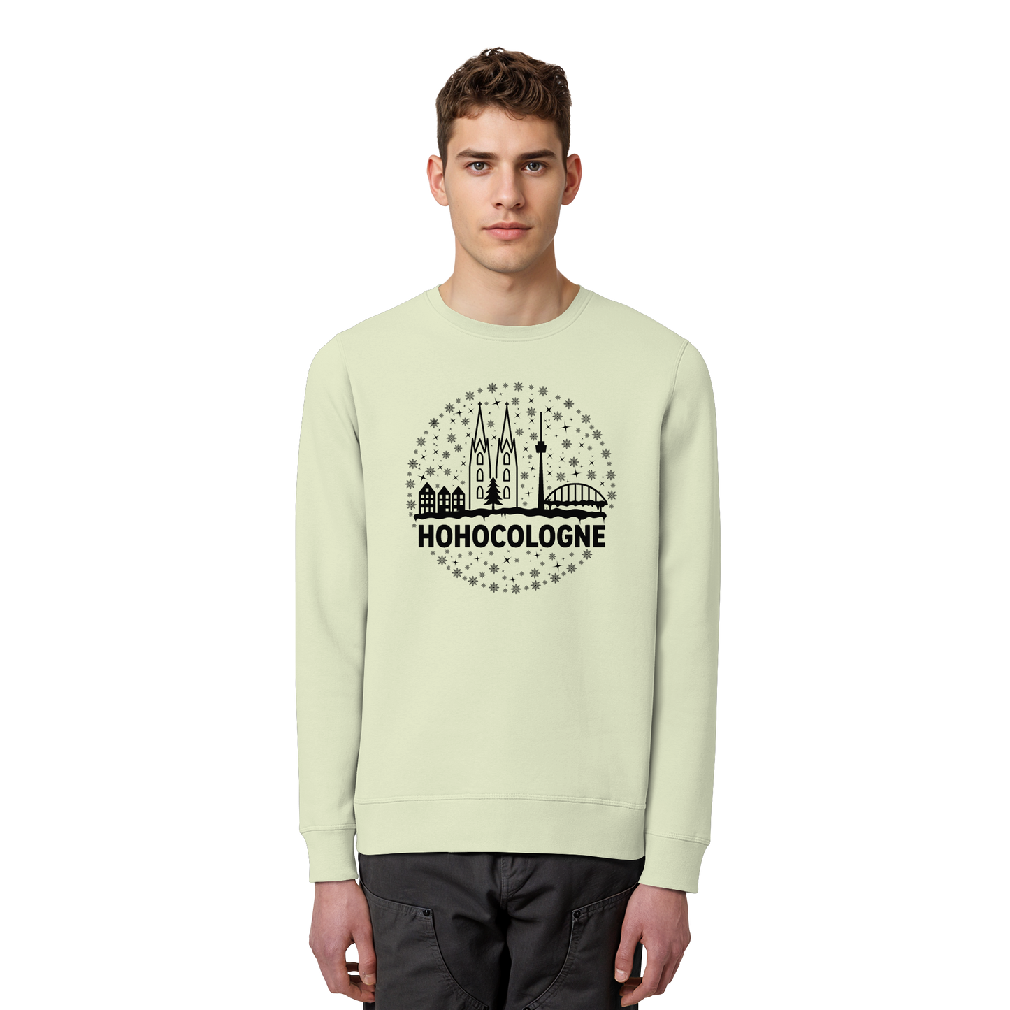 HOHOCologne Druck - Organic Basic Unisex Sweatshirt