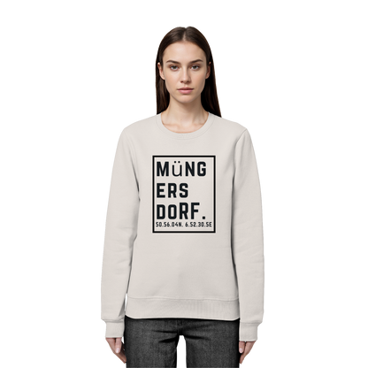 Müngersdorf Koordinaten (großer Druck auf der Brust) - Organic Basic Unisex Sweatshirt