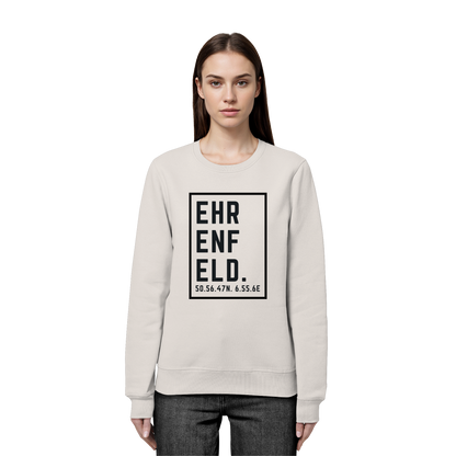Ehrenfeld Koordinaten (großer Druck auf der Brust) - Organic Basic Unisex Sweatshirt