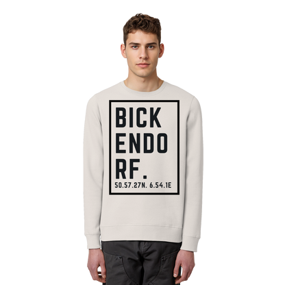 Bickendorf Koordinaten (großer Druck auf der Brust) - Organic Basic Unisex Sweatshirt
