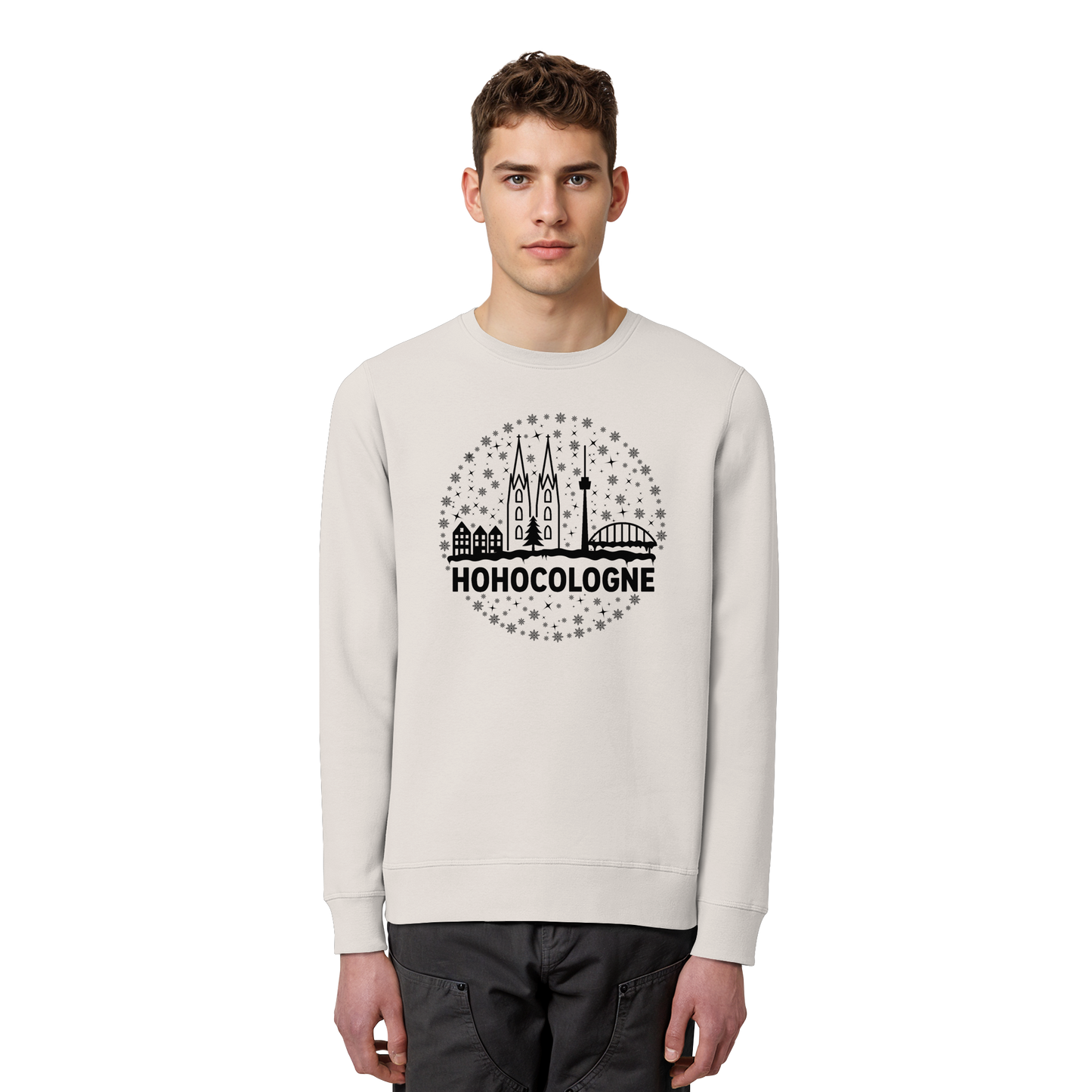 HOHOCologne Druck - Organic Basic Unisex Sweatshirt