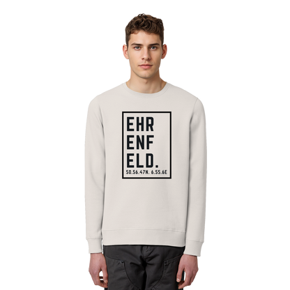 Ehrenfeld Koordinaten (großer Druck auf der Brust) - Organic Basic Unisex Sweatshirt