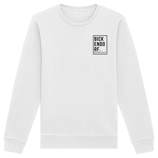 Bickendorf Koordinaten (kleiner Druck auf der Brust) - Organic Basic Unisex Sweatshirt