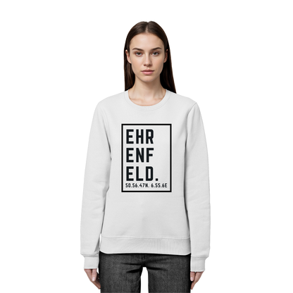 Ehrenfeld Koordinaten (großer Druck auf der Brust) - Organic Basic Unisex Sweatshirt