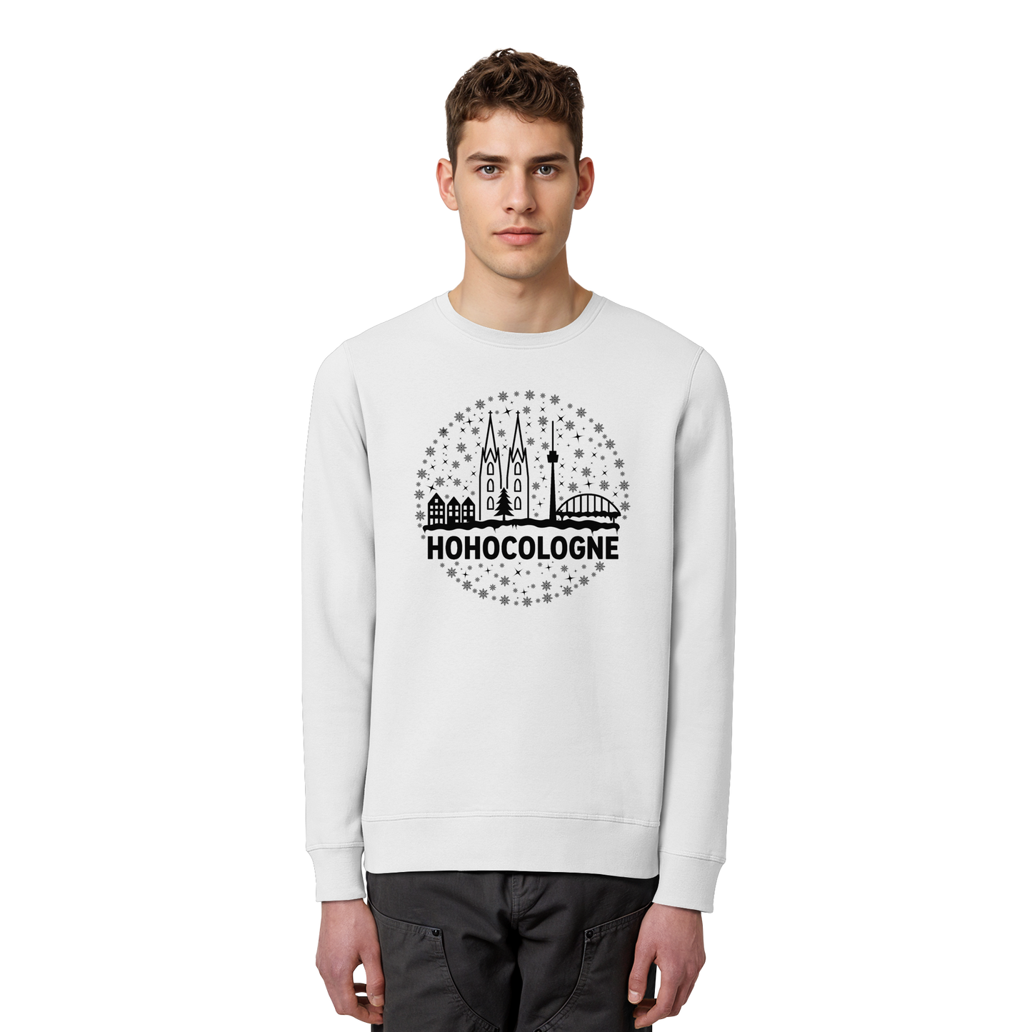 HOHOCologne Druck - Organic Basic Unisex Sweatshirt