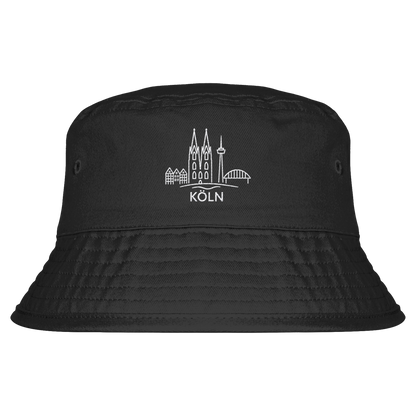 Köln Skyline Stick - Organic Bucket Hat