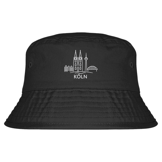 Köln Skyline Stick - Organic Bucket Hat