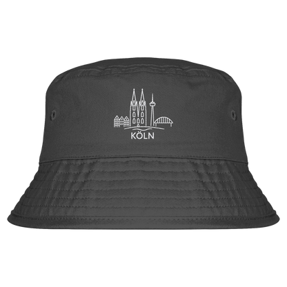 Köln Skyline Stick - Organic Bucket Hat