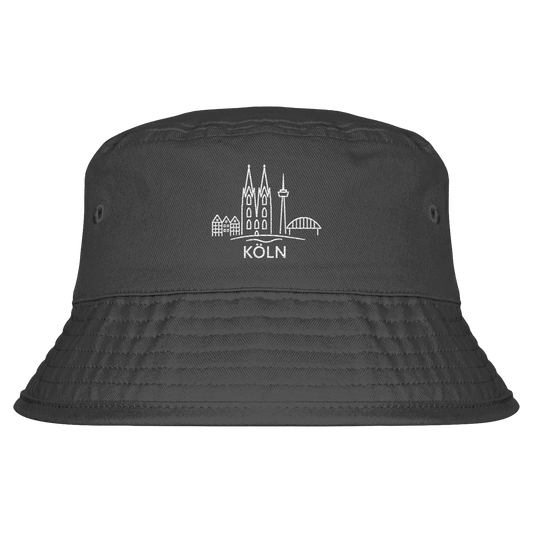 Köln Skyline Stick - Organic Bucket Hat
