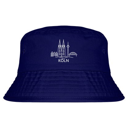 Köln Skyline Stick - Organic Bucket Hat