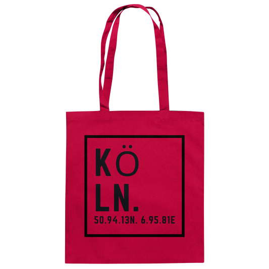 Köln Skyline (Druck) - Organic Cotton Bag