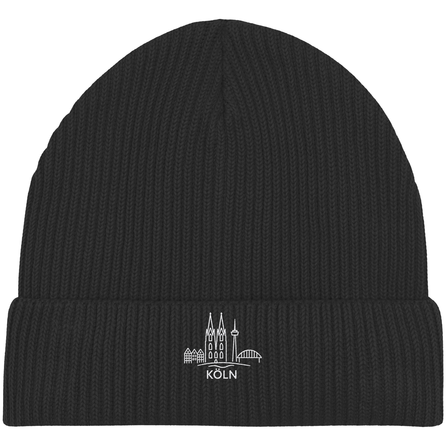 Köln Skyline Stick - Organic Fisherman Beanie