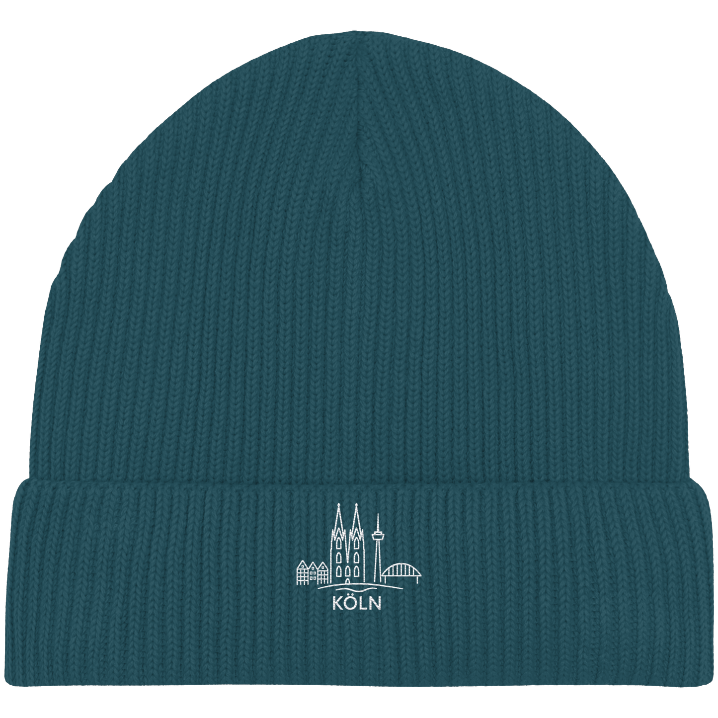 Köln Skyline Stick - Organic Fisherman Beanie