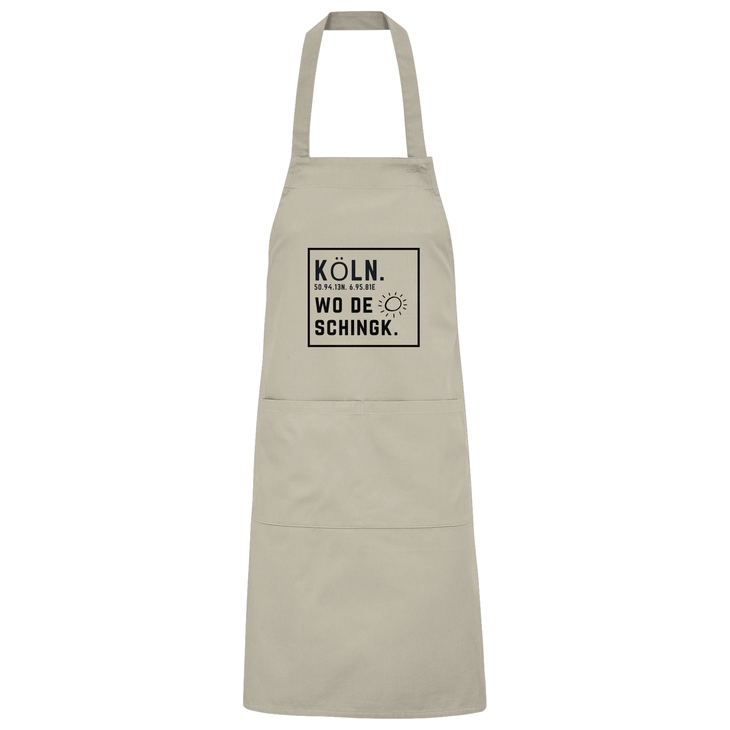 Wo de Sonn schingk - Köln Druck - Accessoires - Organic Grillschürze