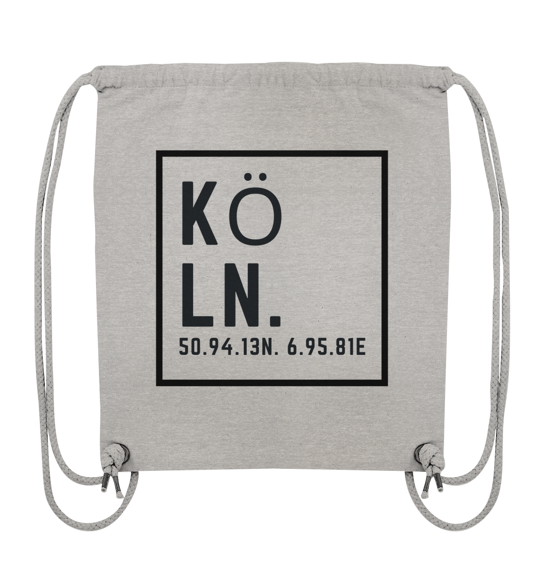 Köln Skyline (Druck) - Organic Gym-Bag