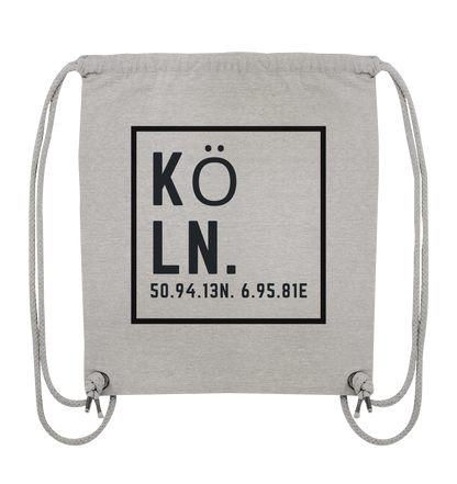 Köln Skyline (Druck) - Organic Gym-Bag