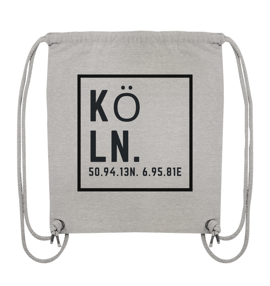 Köln Skyline (Druck) - Organic Gym-Bag