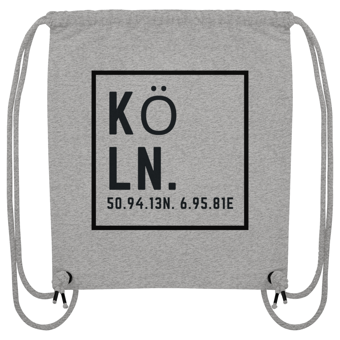 Köln Skyline (Druck) - Organic Gym-Bag