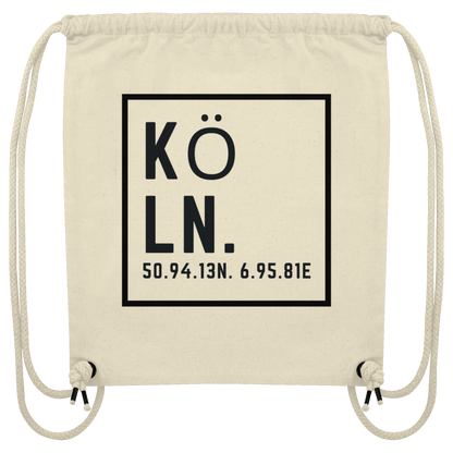 Köln Skyline (Druck) - Organic Gym-Bag