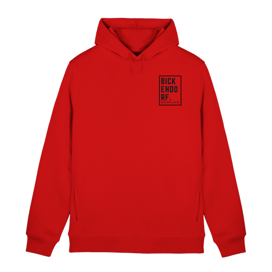 Bickendorf Koordinaten (kleiner Druck auf der Brust) - Organic Hoodie B&C